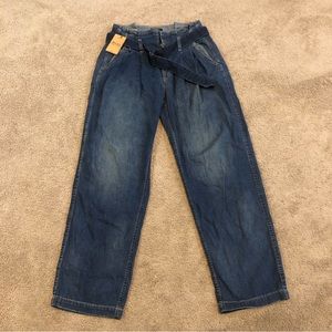 Ralph Lauren paper bag denim pants